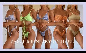 ZAFUL beach costume TRY-ON HAUL |  BIKINIS PRECIOSOS Y COMPLEMENTOS DE PLAYA | CÓDIGO DESCUENTO 2021