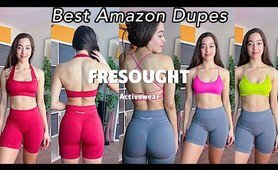 Best Alphalete Dupes | Fresought Amazon workout Try On Haul | Amazon Shorts | Amazon leggings