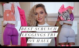 BEST SCRUNCH booty yoga pants TRY ON CLOTHING HAUL & clothing haul | NOT SPONSORED