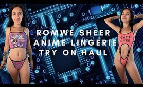 Sheer Anime sunning Try On Haul From Romwe!!!