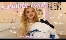 huge SUMMER TRY-ON CLOTHING HAUL: my dream wardrobe 2023! *Hollister dresses, tops, skirts, bikinis*