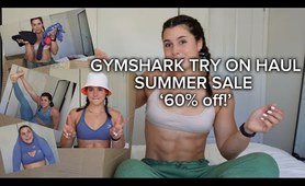 TRY ON HAUL- @gymshark summer sale items - 60% off