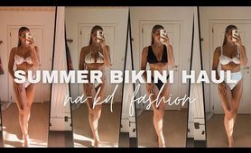 SUMMER two piece HAUL + try on!! | NA-KD Fashion bikini/swimwear try on haul 2023