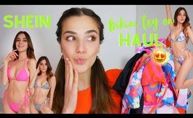 SHEIN two piece bathing suit TRY ON HAUL 2021