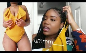 Curvy chick sunning try on haul | cupshe hit or miss!?