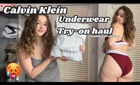 Calvin Klein Lingerie try-on haul! (Chubby Edition)