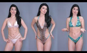 Bikinis Try On Haul Prueba de cuatro hermosos bikinis