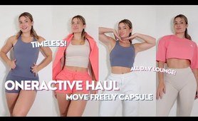 OnerActive haul | MOVE FREELY LAUNCH, new timeless and all day lounge