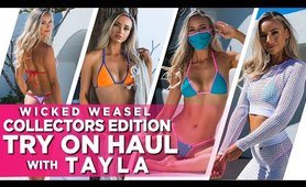 sexy two piece bathing suit Try On Haul With Tayla Ft. Wicked Weasel 26th Anniversary Box