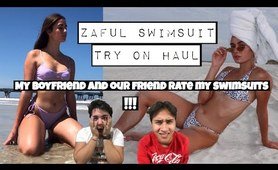 Zaful swimsuit try on haul! | ft.  my man and my friend