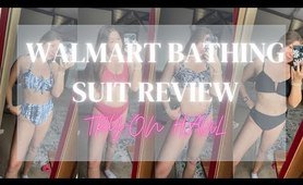 WALMART BATHING SUIT review | Walmart beach costume try-on haul