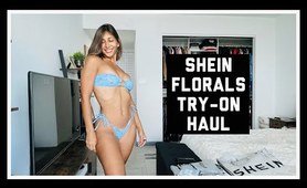 SHEIN Summer Florals Try-On Haul and review | Outfit Ideas #tryon #shein