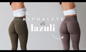 LAZULI vs ALPHALETE | scrunch sculpt vs amplify... who wins?