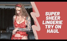 SUPER SHEER, Kaei and Shi undies Try On Haul. Honey Birdette Dupe?