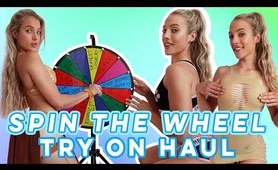 *SEXY* SPIN THE WHEEL TRY ON HAUL! (IN 4K) | MercedesTheDancer