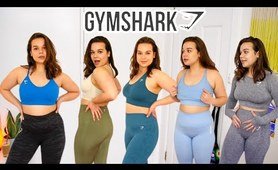 Can a medium chick shop at Gymshark?!?!? (MASSIVE activewear try-on haul)
