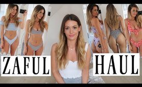 ZAFUL beach costume HAUL AND TRY ON - two piece & SWIMSUIT