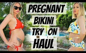 pregnant beach costume TRY ON HAUL CUPSHE