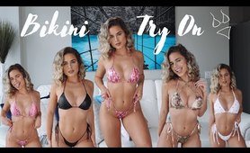 two piece bathing suit TRY ON HAUL | Yaslen Clemente