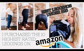 I Purchased the TOP 10 RATED sports On Amazon UNDER $25 || TRY-ON HAUL + THOUGHTS!!
