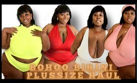 Boohoo beach costume Try-on Haul 2022| Boohoo Plussize haul 2022| 4xl