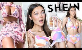 TRYING ON CHEAP SHEIN BIKINIS & SWIMSUITS!