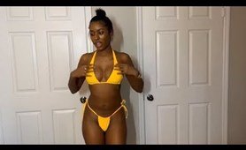 sexy bikini try on haul