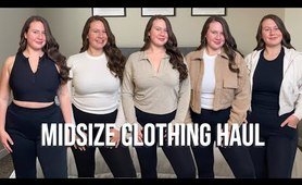 Abercrombie Midsize Clothing Try-on Haul / Curvy Fashion / Tank Tops, Jackets, leggings and More
