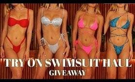 huge TRY ON SWIMSUIT HAUL + GIVEAWAY