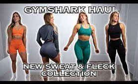 GYMSHARK TRY ON HAUL- NEW SWEAT COLLECTION | NEW ADAPT FLECK
