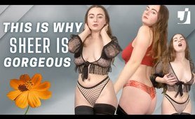 Transparent Sheer lingerie try on haul | Revealing G- Strings