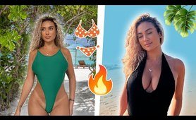 Tight and Revealing beach costume Try on Haul