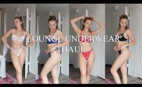 LOUNGE Lingerie TRY ON HAUL!