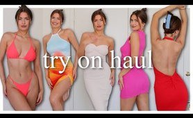 TRY ON HAUL - dresses, bikinis & more!