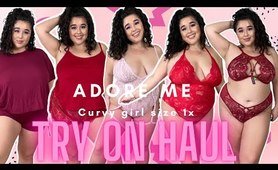 Curvy girl Valentine Try on Haul Adore Me Size 1x