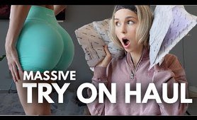 ALL YOUR FAV BRANDS | TRY ON HAUL || GYMSHARK YOUNGLA DFYNE & more