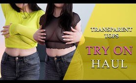 TRANSPARENT clothes TRY ON
