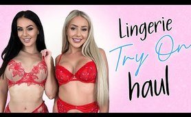 *SEXY* undies Try On Haul with Bonnie Brown! | Amber Paige