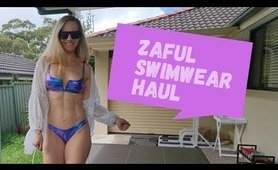 Zaful beach costume Try on Haul and Try On Haul
