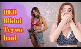 Red two piece Try On Haul BTS | ब्यूटीफुल टीन से सेक्सी ट्राई ऑन हॉल#ModelFilm #Lingerie #fashion #bts