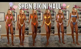 humongous SHEIN two piece bathing suit TRY ON HAUL (end of summer swimsuit sale everything under $10 + 15% coupon code)