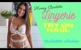 pretty Honey Birdette lingerie Try On Haul with Juliette Claire