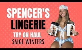 Saige Winters | Spencer’s underwear Try On Haul | See Through, Schoolgirl, 4K