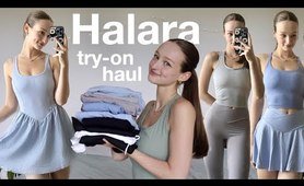 Honest Halara try-on haul | skirt, leggings, dresses
