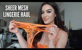 SEE THROUGH lingerie HAUL ft. SHEIN!