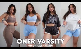 ONER ACTIVE VARSITY CAPSULE | what's launching, sizing, try-on haul