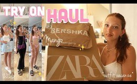 TRY ON HAUL Zara, Mango Outlet, Bershka