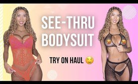 Cleo Clo | SEE THRU *Bodystocking* Try On Haul | Lacy, Fishnet, Bodysuit, lingerie