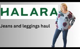 Halara plus size try on haul magic jeans and sports fashion over 50 (paid promotion)