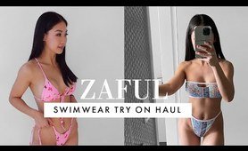 giant ZAFUL sunning Try on Haul | bikini try on April 2021 + Discount